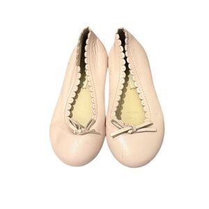 H&M Girls Leather Cream Ballet Flats